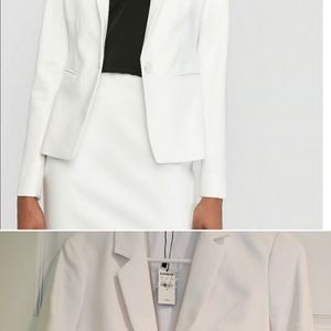 Express size 6 jacket white NWOT